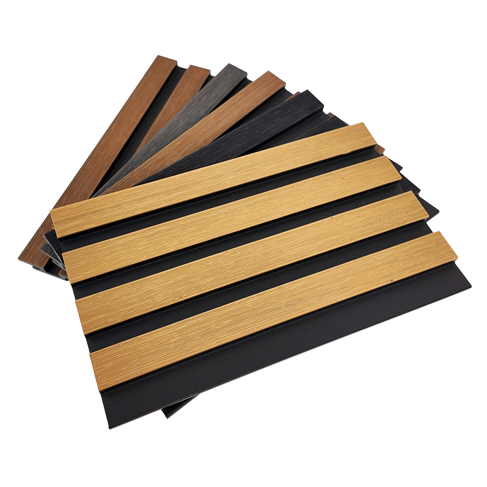 Outdoor Fluted PE Exterior Wall Panel 3-Slot HDPE Facade Cladding