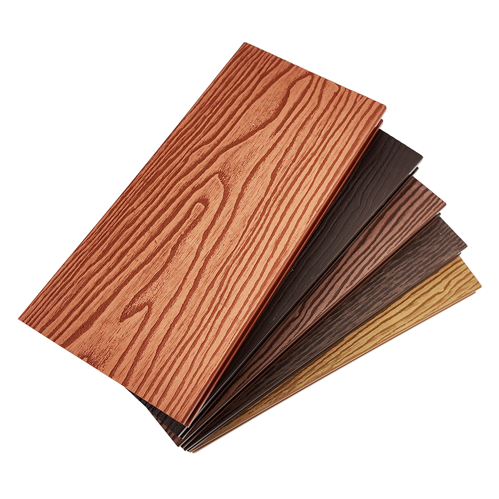 Circular Hollow PE Composite Outdoor Decking UV-Resistant Floor Sheet