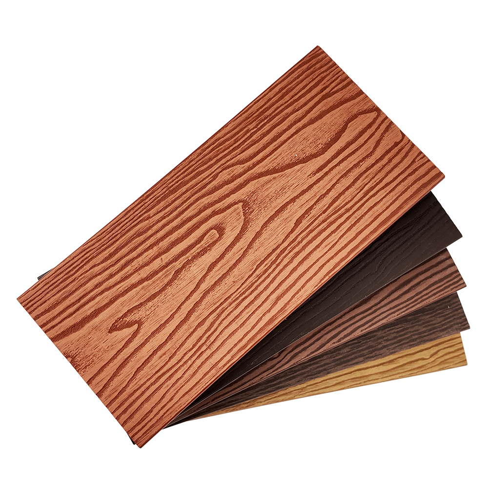 Circular Hollow PE Composite Outdoor Decking UV-Resistant Floor Sheet