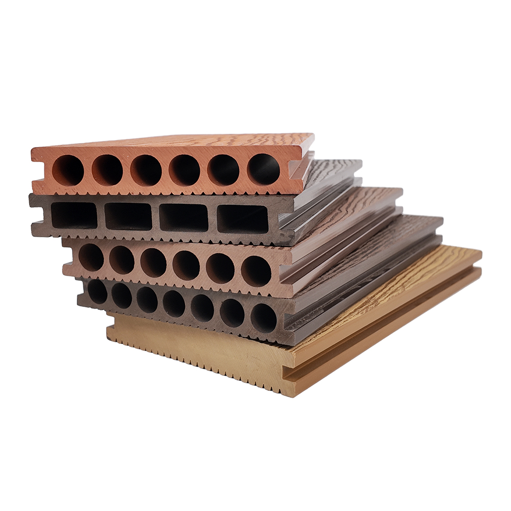 Heavy-Duty Solid PE Outdoor Composite Decking Commercial Grade Board