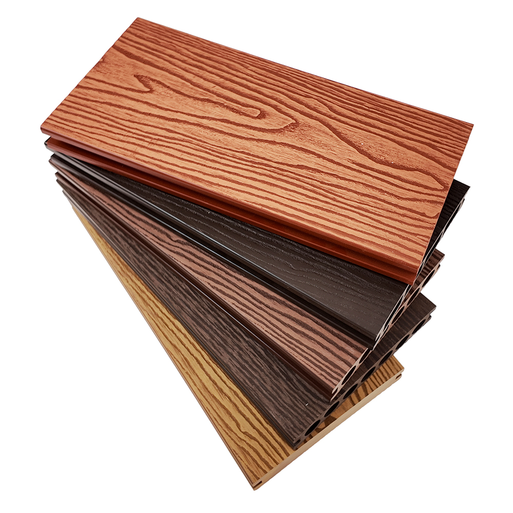 Heavy-Duty Solid PE Outdoor Composite Decking Commercial Grade Board