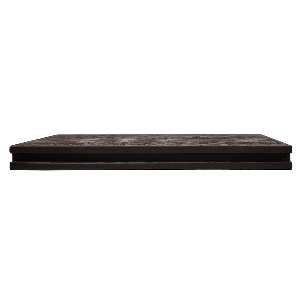 Round Hole PE Outdoor Decking Anti-Slip HDPE Composite Wood Flooring