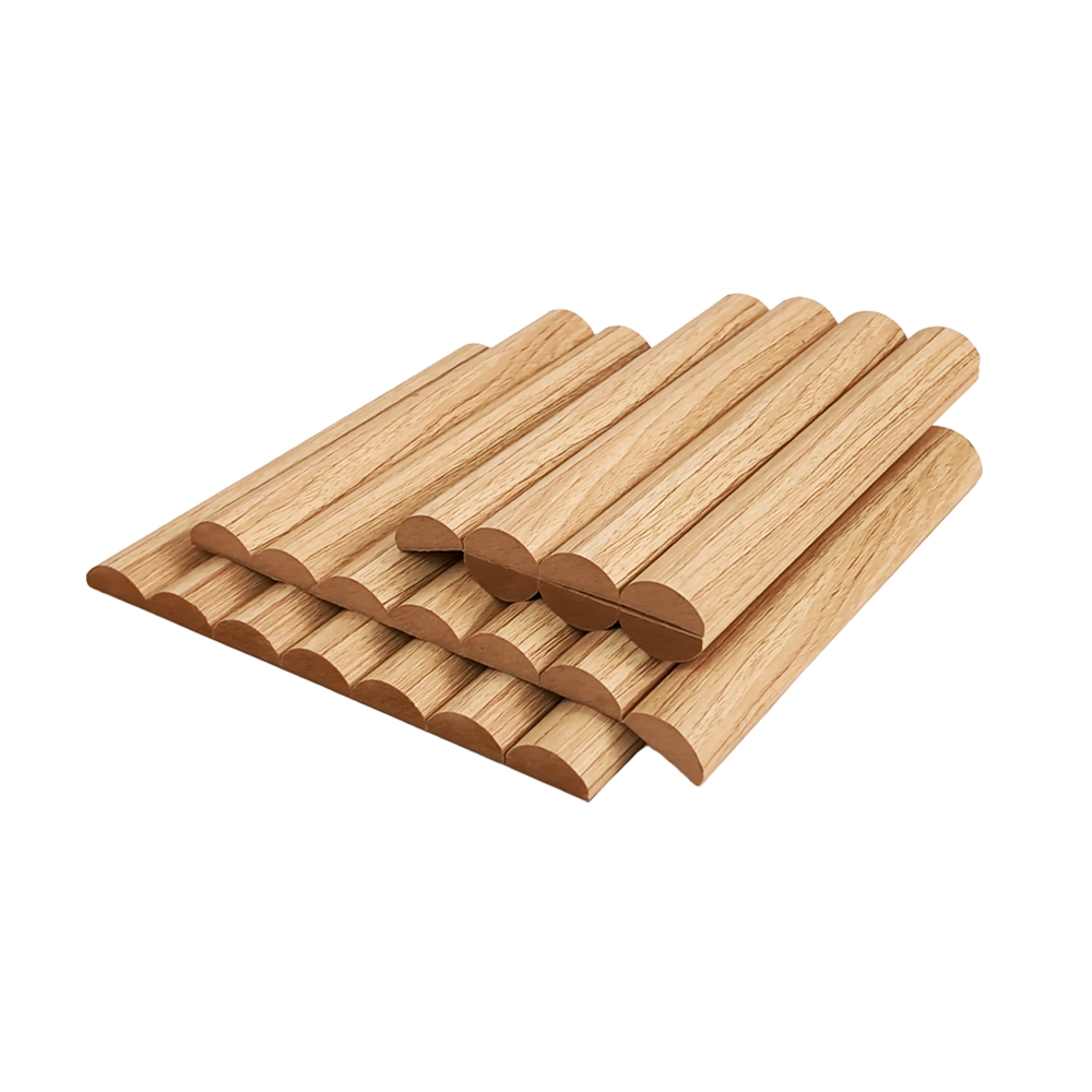 Flexible Curved Wood Slat Panel Bendable Rollable Wall Cladding for Column Wrap