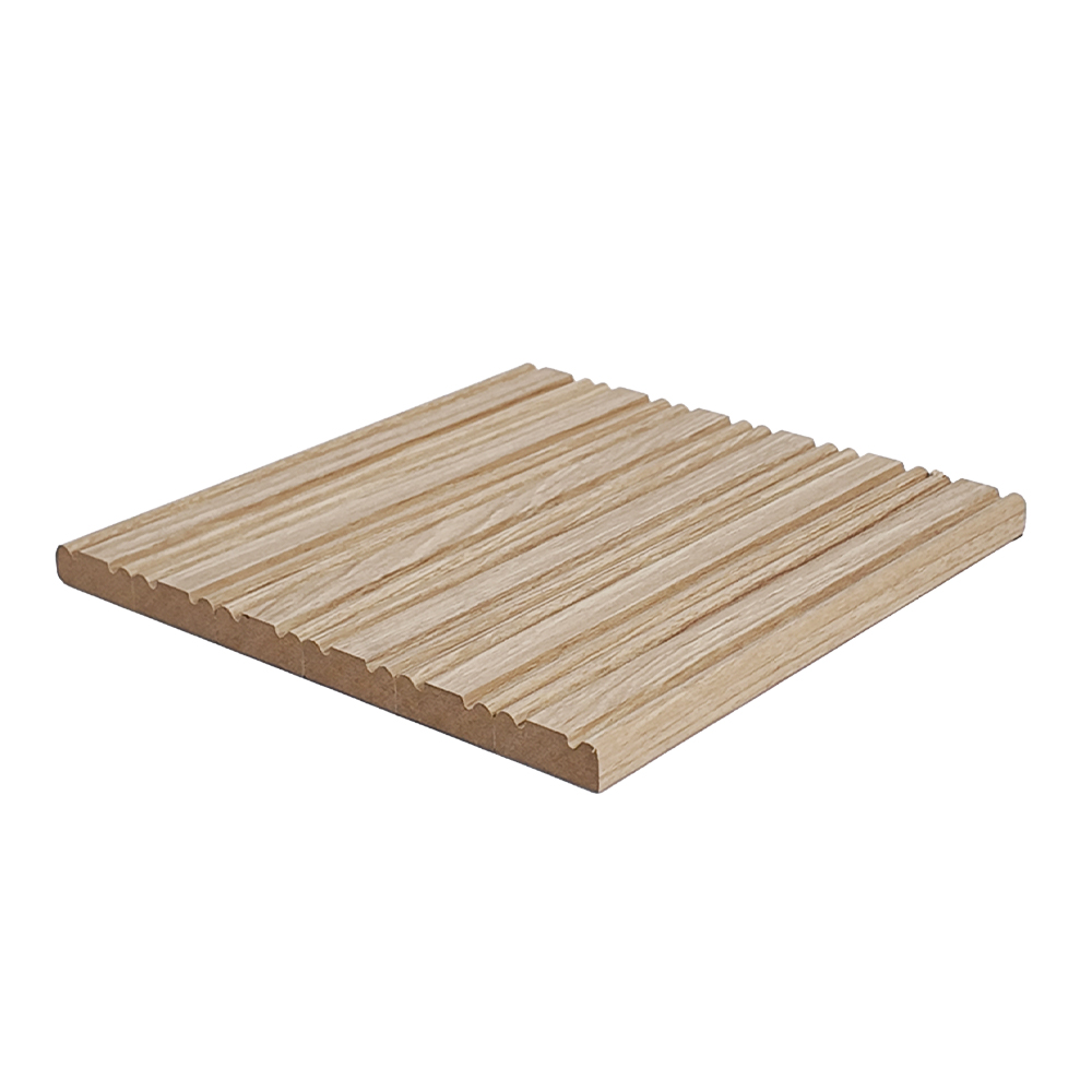 Flexible Square Slat Rollable Grille Panel Bendable Tambour Wood Sheet