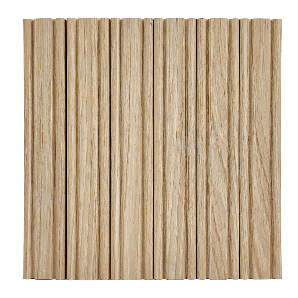 Flexible Square Slat Rollable Grille Panel Bendable Tambour Wood Sheet