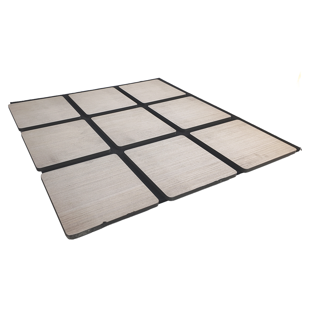 Custom Square Grid Wood Slat Acoustic Panels for Wall & Ceiling