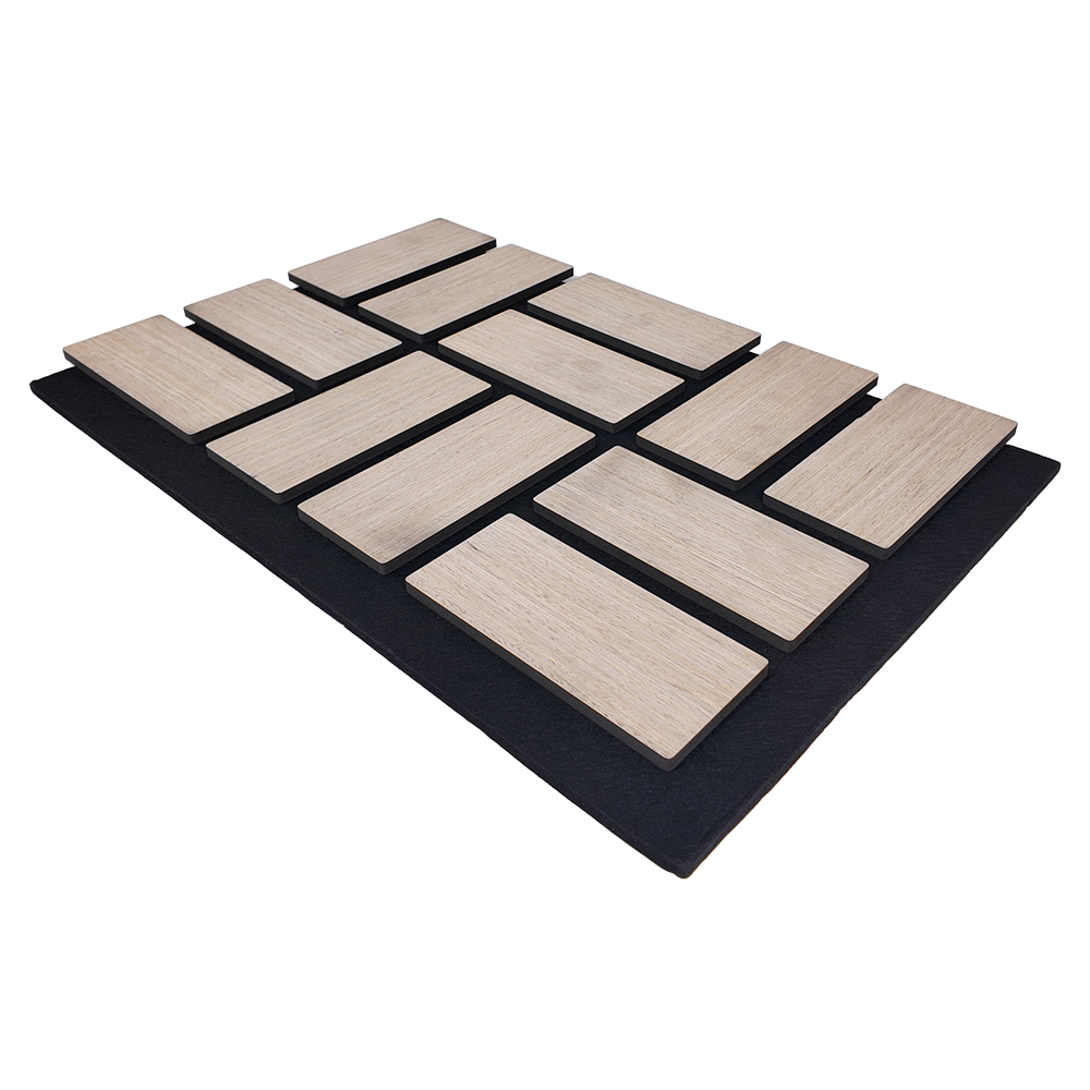 Modern Geometric & Irregular Wooden Slat Acoustic Wall Panels