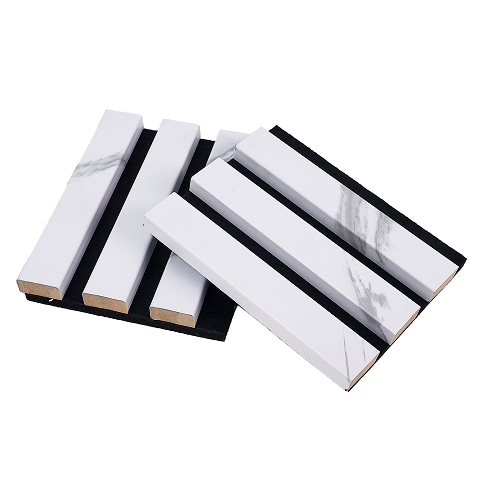 Yellow Core MDF Wood Slat Acoustic Panel (1-Side Veneer)