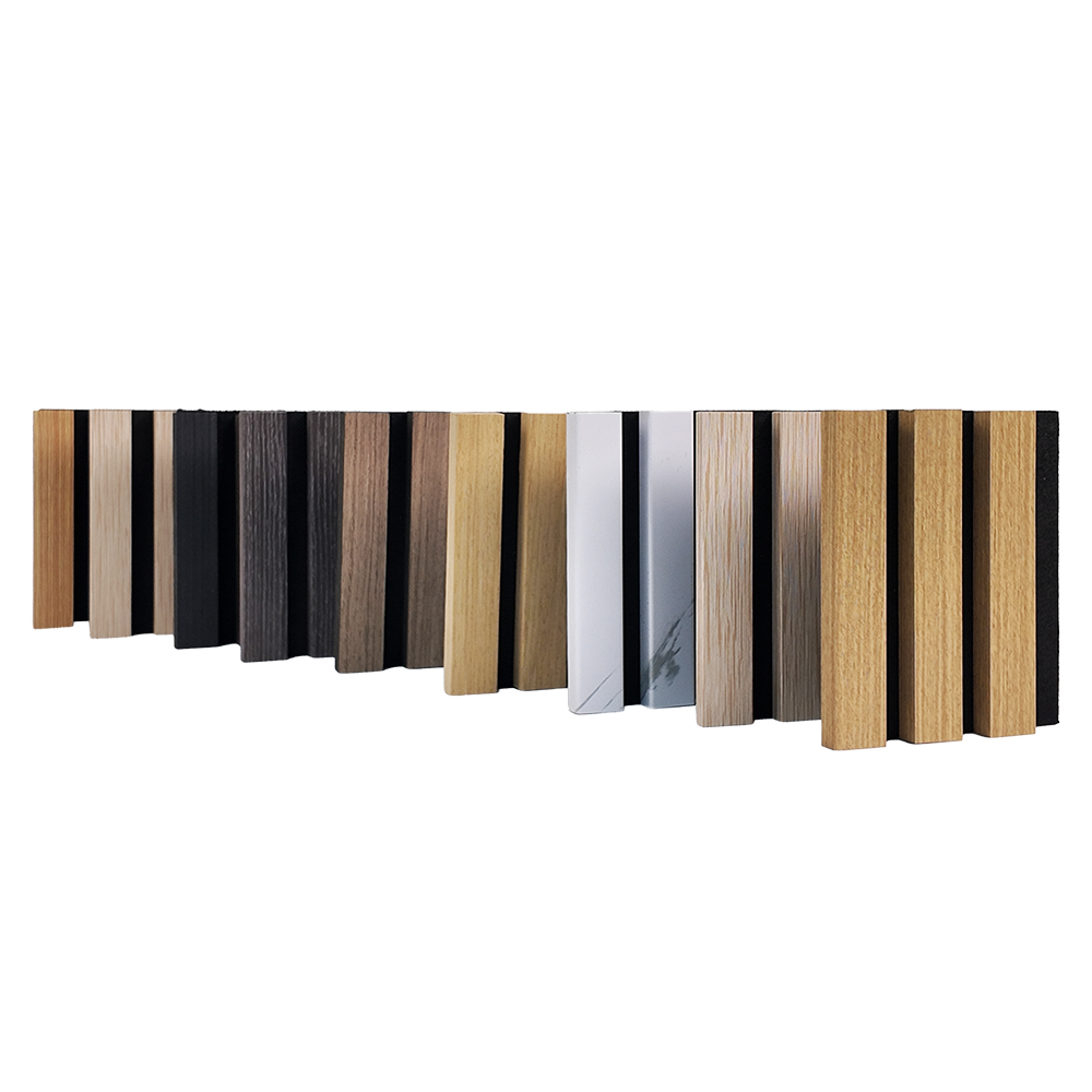Yellow Core MDF Wood Slat Acoustic Panel (1-Side Veneer)