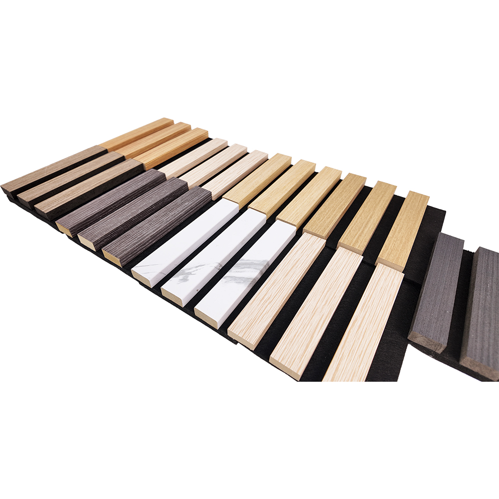 Yellow Core MDF Wood Slat Acoustic Panel (1-Side Veneer)