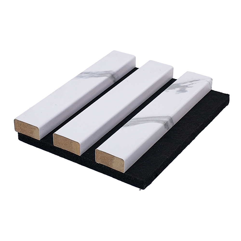 Yellow Core MDF Wood Slat Acoustic Panel (1-Side Veneer)