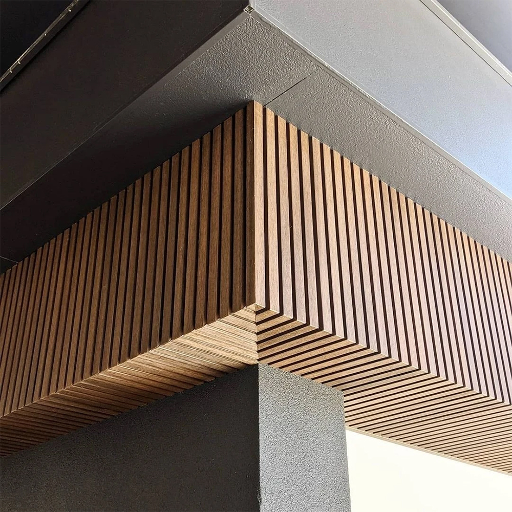 190mm ASA Co-Extruded Timber Look Exterior Grille Wall Panel