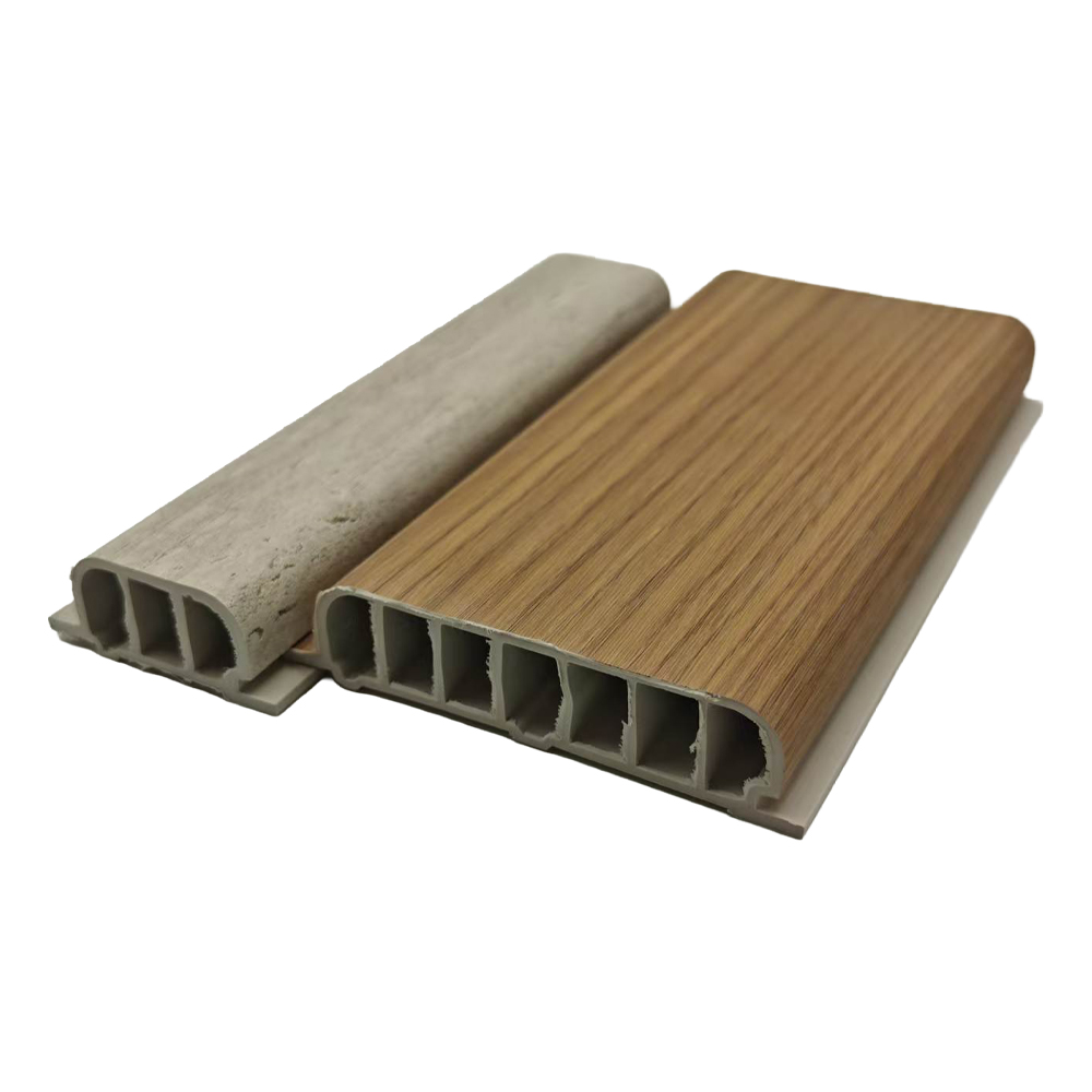 110mm Combinable Half-Round WPC Wall Panel Seamless Slat