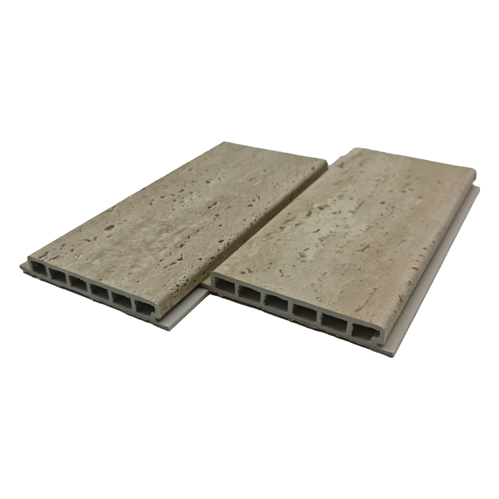 100x15mm Half-Round Combinable WPC Fluted Wall Panel