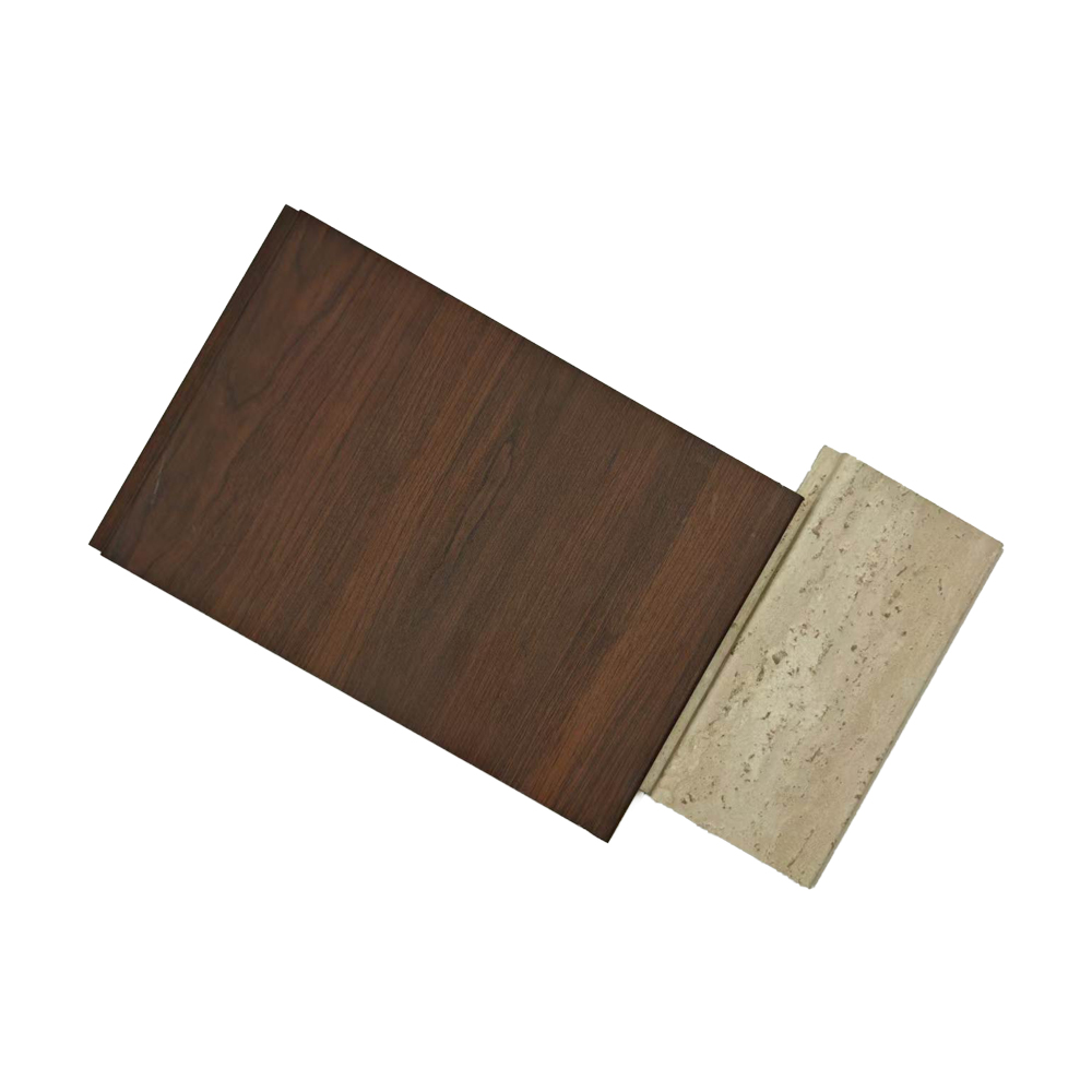 100x15mm Half-Round Combinable WPC Fluted Wall Panel