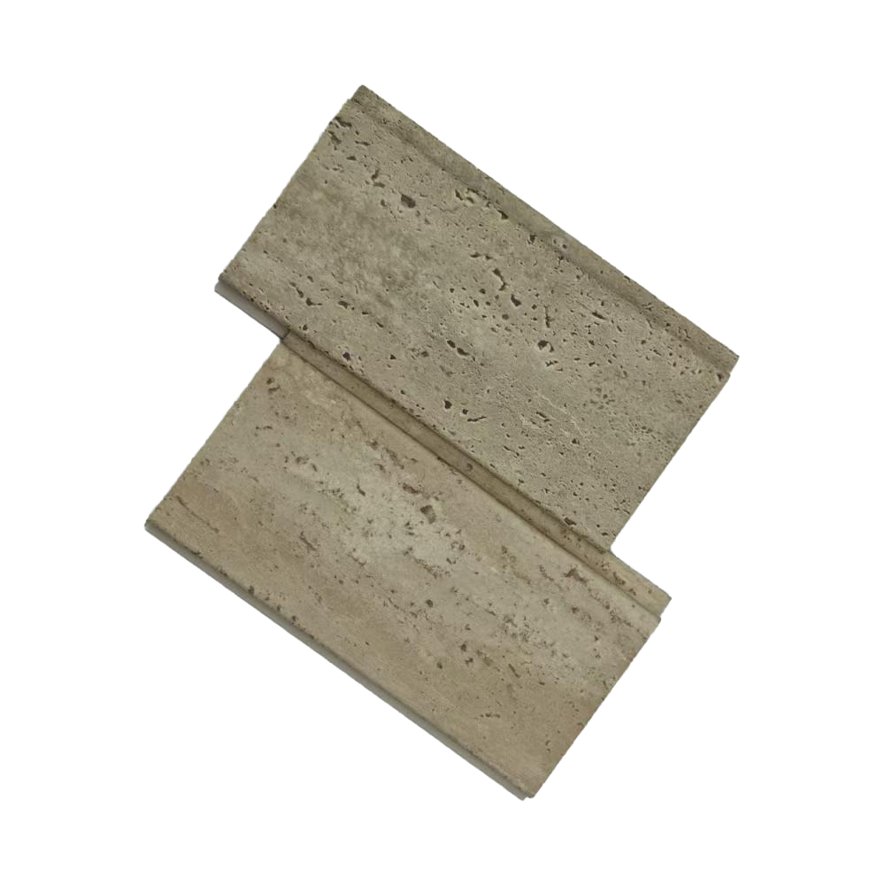 100x15mm Half-Round Combinable WPC Fluted Wall Panel