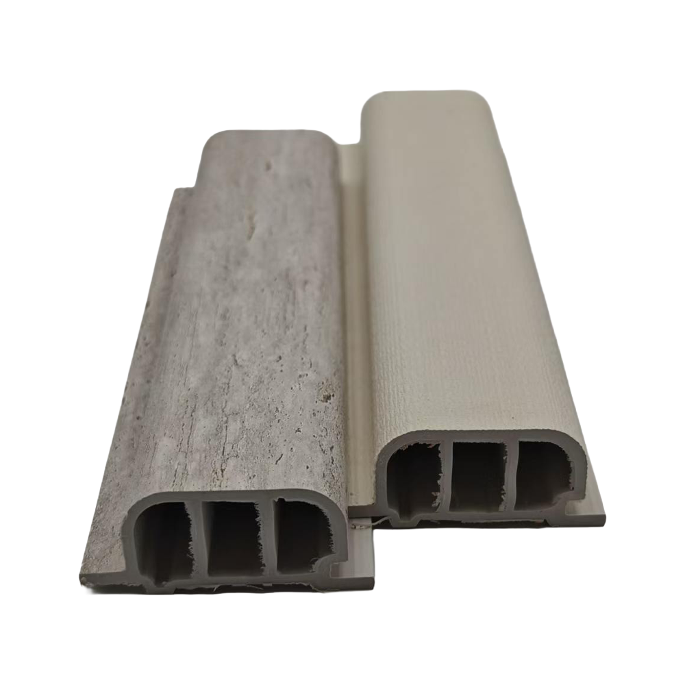 50mm Half-Round Curved WPC Timber Slat Column Panel