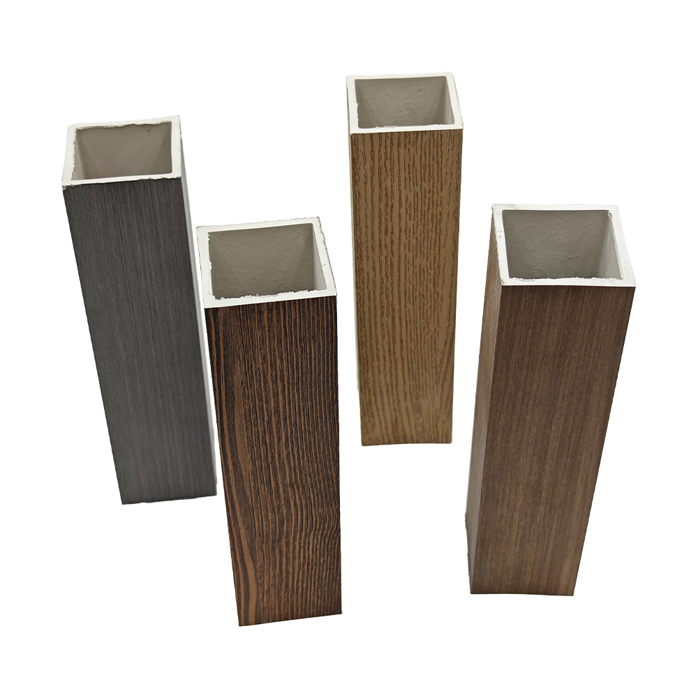 50x50mm WPC Square Timber Tube Column Room Divider Beam