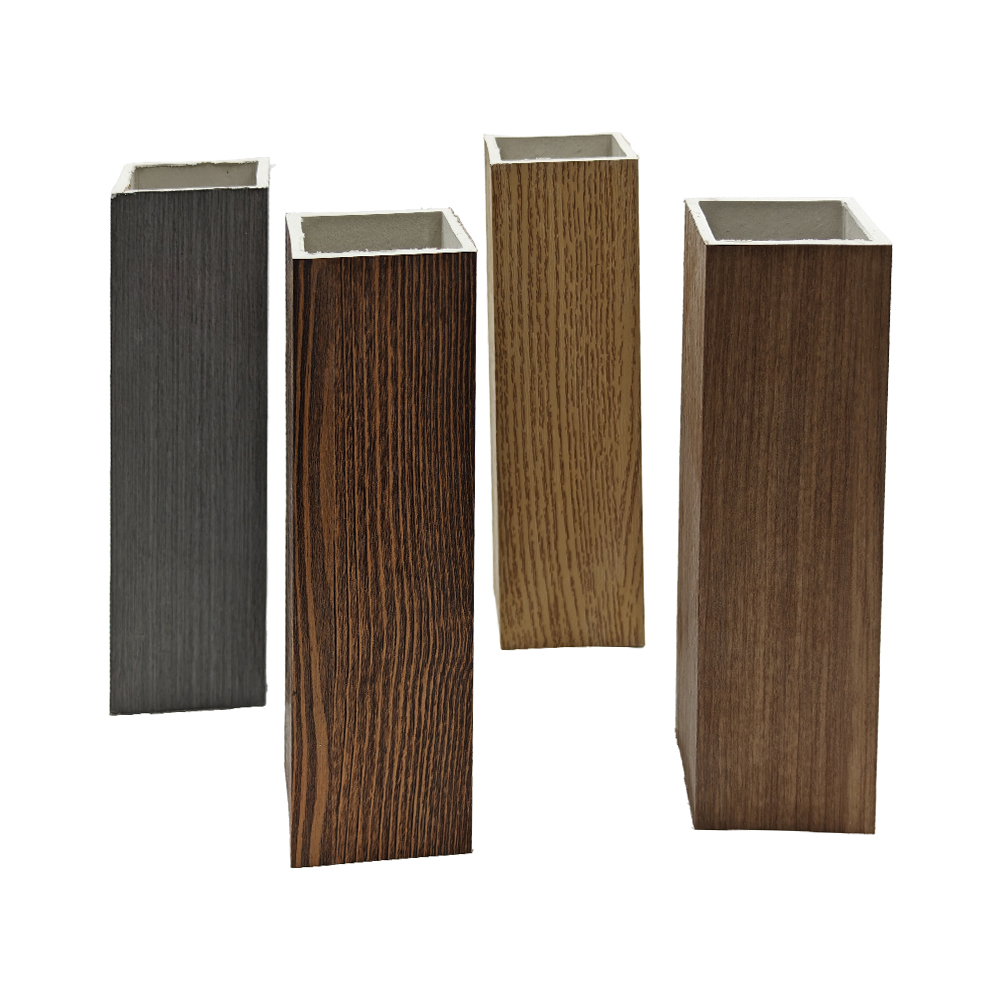 50x50mm WPC Square Timber Tube Column Room Divider Beam