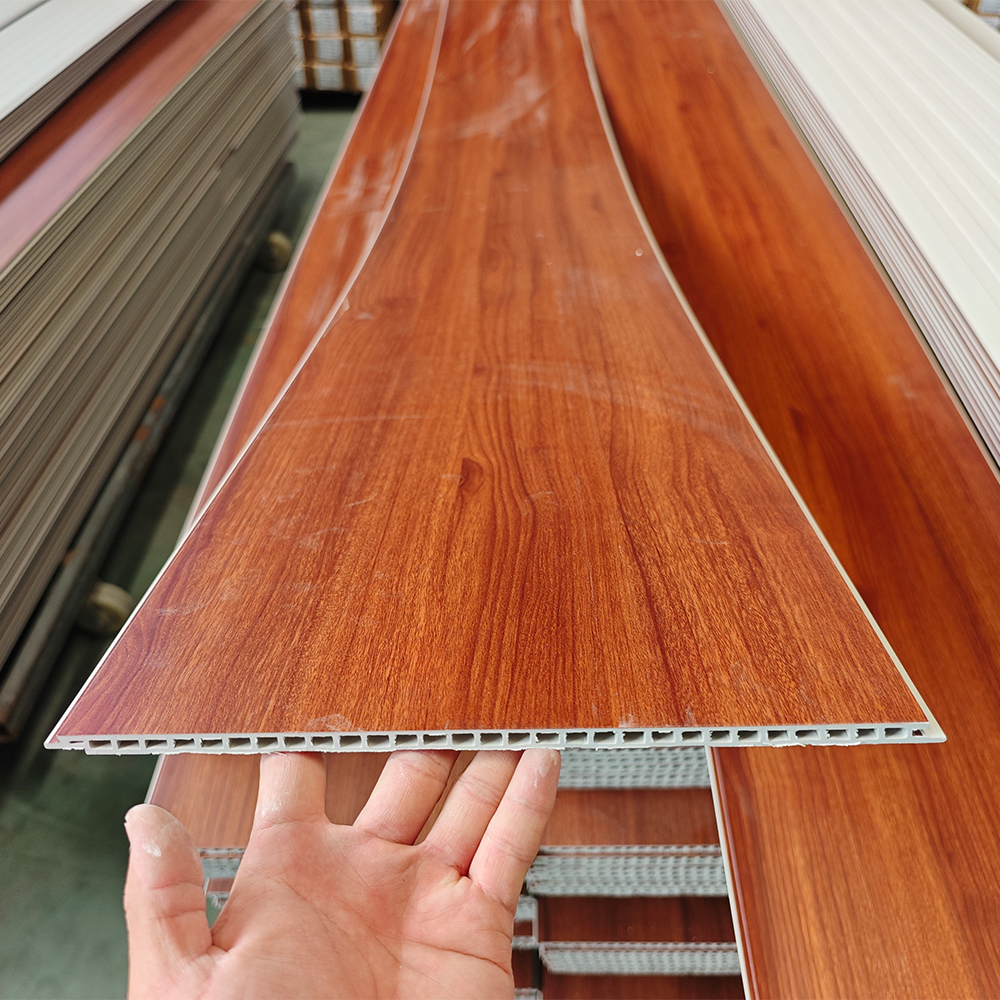 400mm Wide Bamboo-Wood Fiber WPC Integrated Wall Panel Sheet