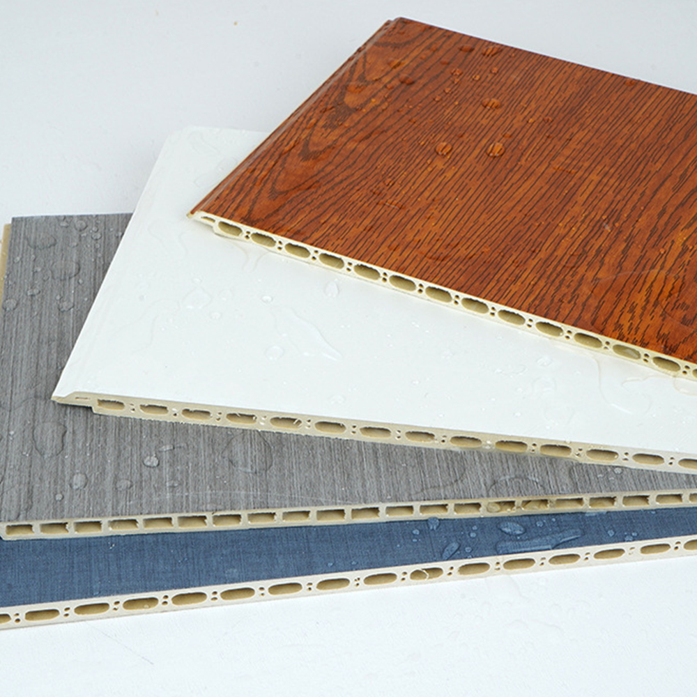 400mm Wide Bamboo-Wood Fiber WPC Integrated Wall Panel Sheet