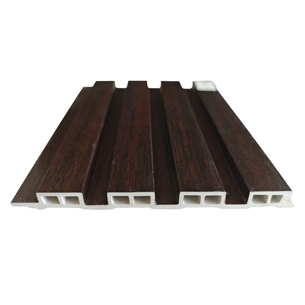 159x12mm Modern WPC Great Wall Panel Wood Grain Accent Sheet