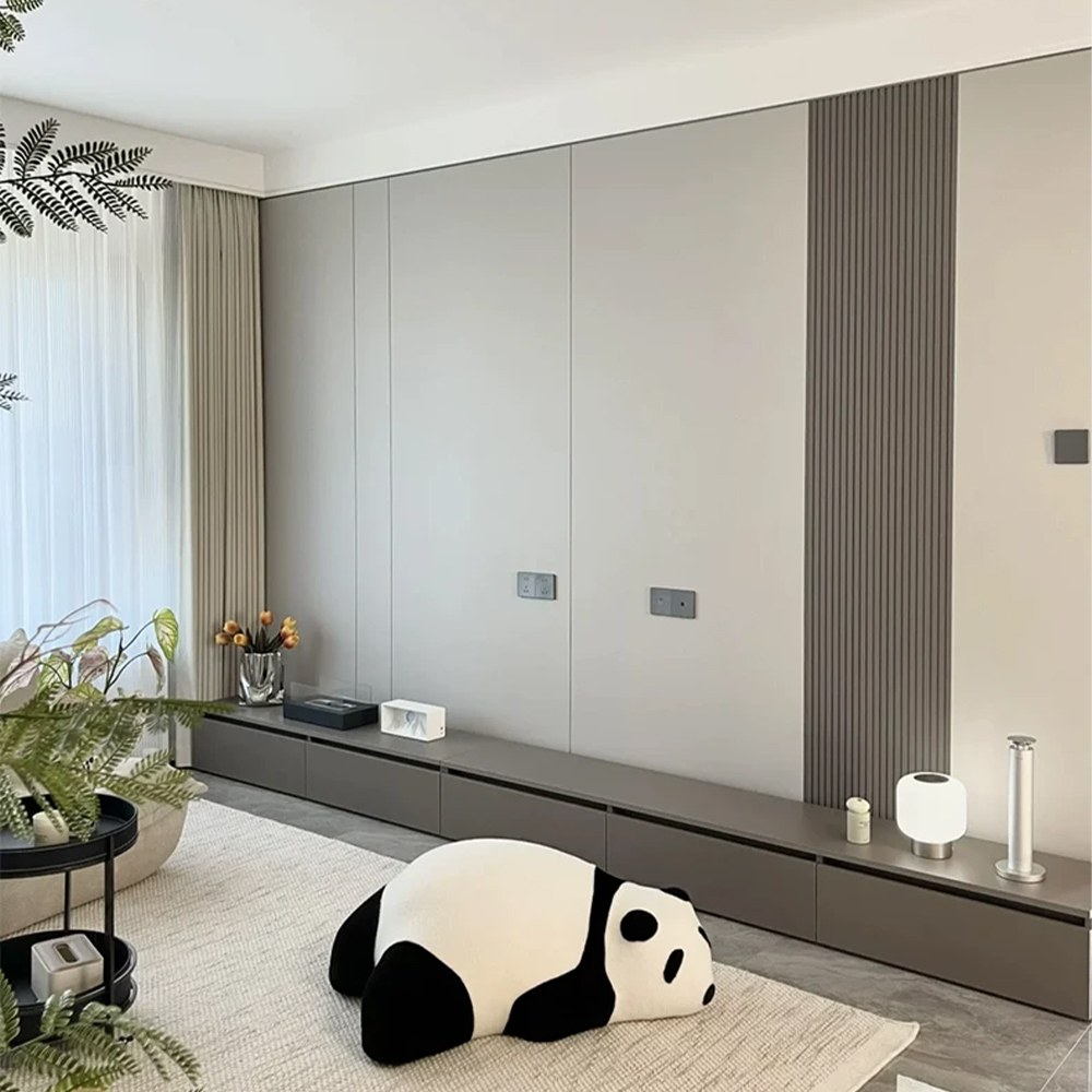 150mm Solid WPC Slat Grille Panel Durable Interior Cladding