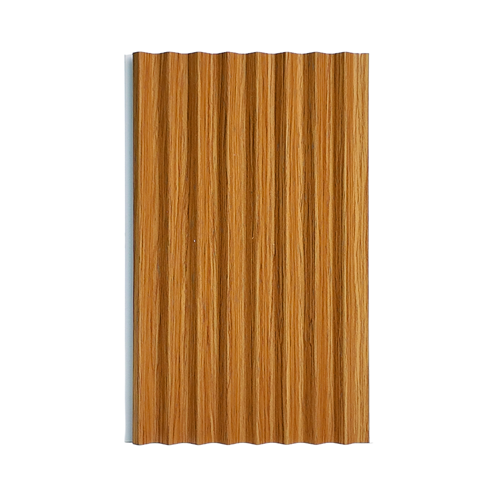 130mm WPC Triangle Fluted Wall Panel Geometric Texture Board