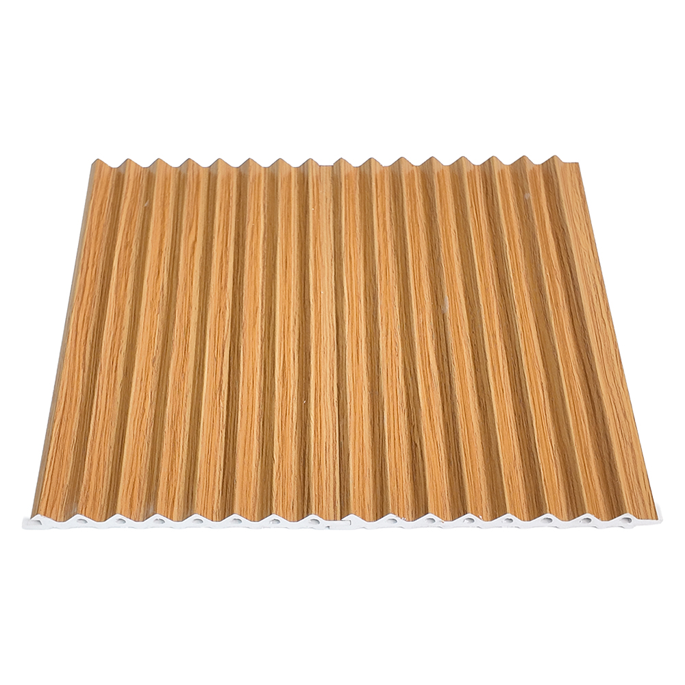 130mm WPC Triangle Fluted Wall Panel Geometric Texture Board