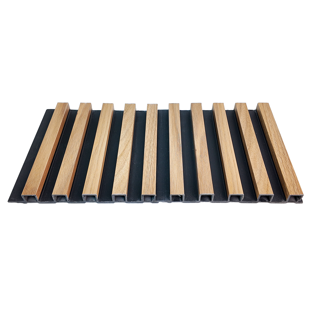 210x20mm 5-Cell WPC Fluted Grille Panel Architectural Wall Board