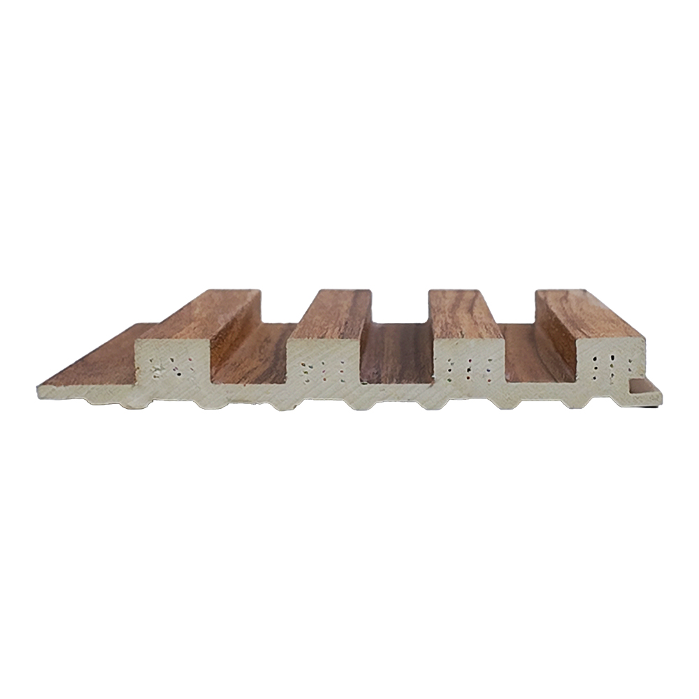 140mm Heavy-Duty Solid WPC Grille Wall Panel High Density