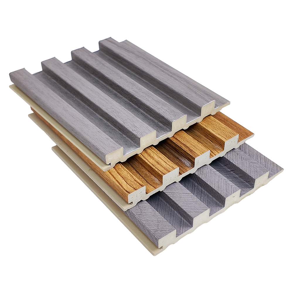 140mm Heavy-Duty Solid WPC Grille Wall Panel High Density
