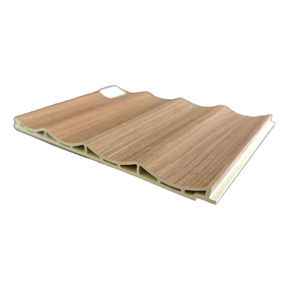 204mm 4-Arc Wave WPC Fluted Wall Panel Curved Accent Board