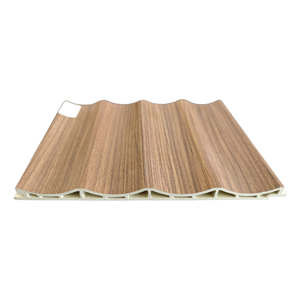 204mm 4-Arc Wave WPC Fluted Wall Panel Curved Accent Board