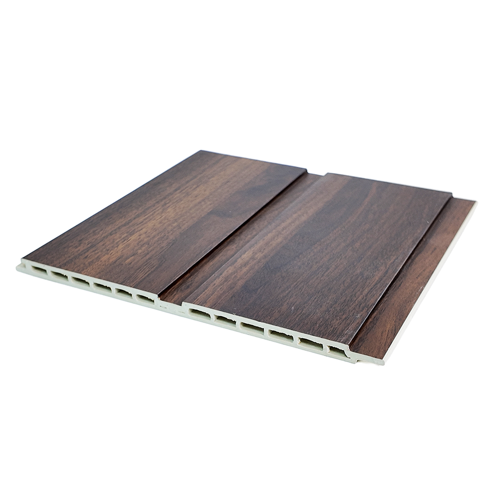 204x9mm WPC Square Channel Fluted Panel Thin Wall Cladding