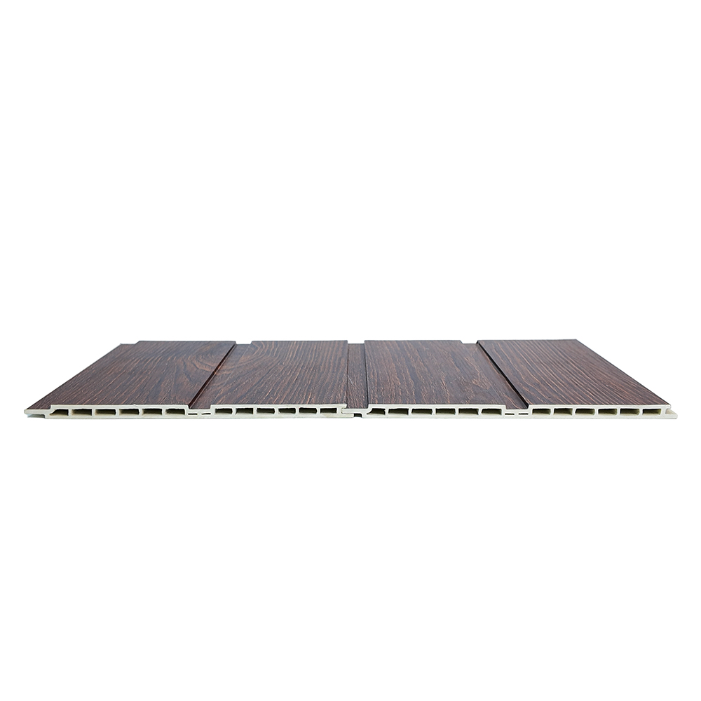 204x9mm WPC Square Channel Fluted Panel Thin Wall Cladding