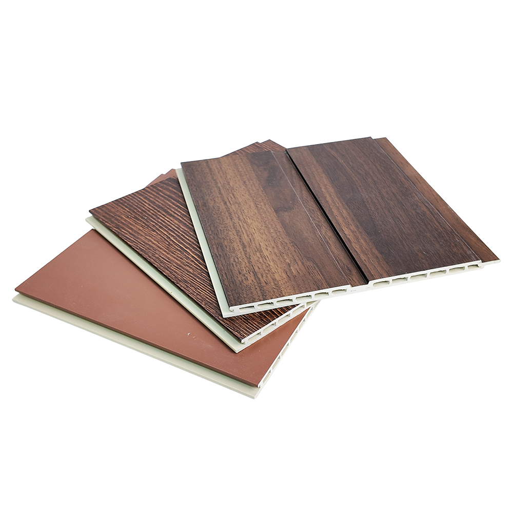 204x9mm WPC Square Channel Fluted Panel Thin Wall Cladding