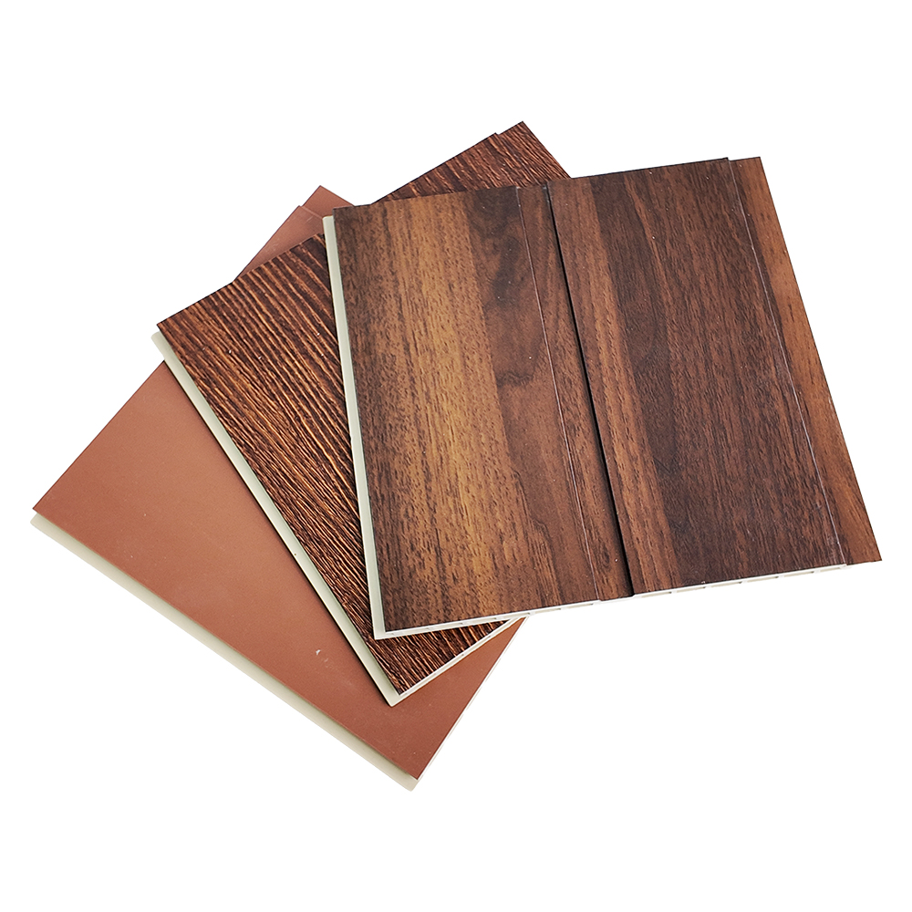 204x9mm WPC Square Channel Fluted Panel Thin Wall Cladding