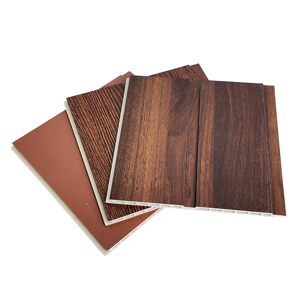 204x9mm WPC Square Channel Fluted Panel Thin Wall Cladding