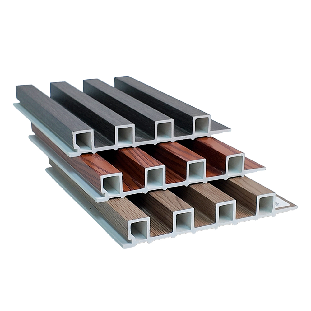 155x18mm WPC Fluted Grille Panel Modern Accent Wall Cladding