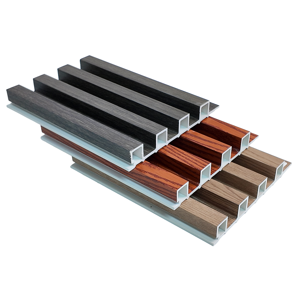 155x18mm WPC Fluted Grille Panel Modern Accent Wall Cladding
