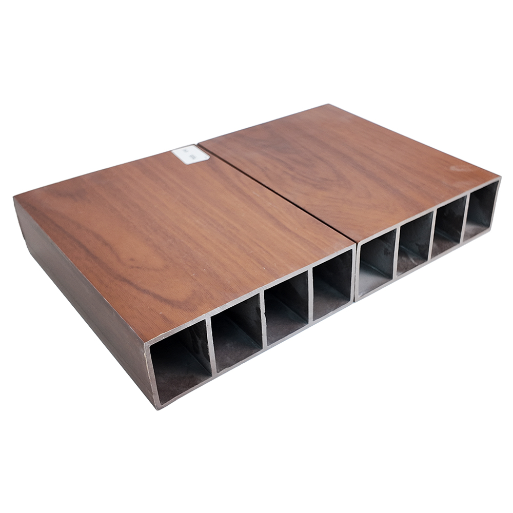 50x150mm WPC Timber Tube Column Hollow Timber Slat Panel for Partition