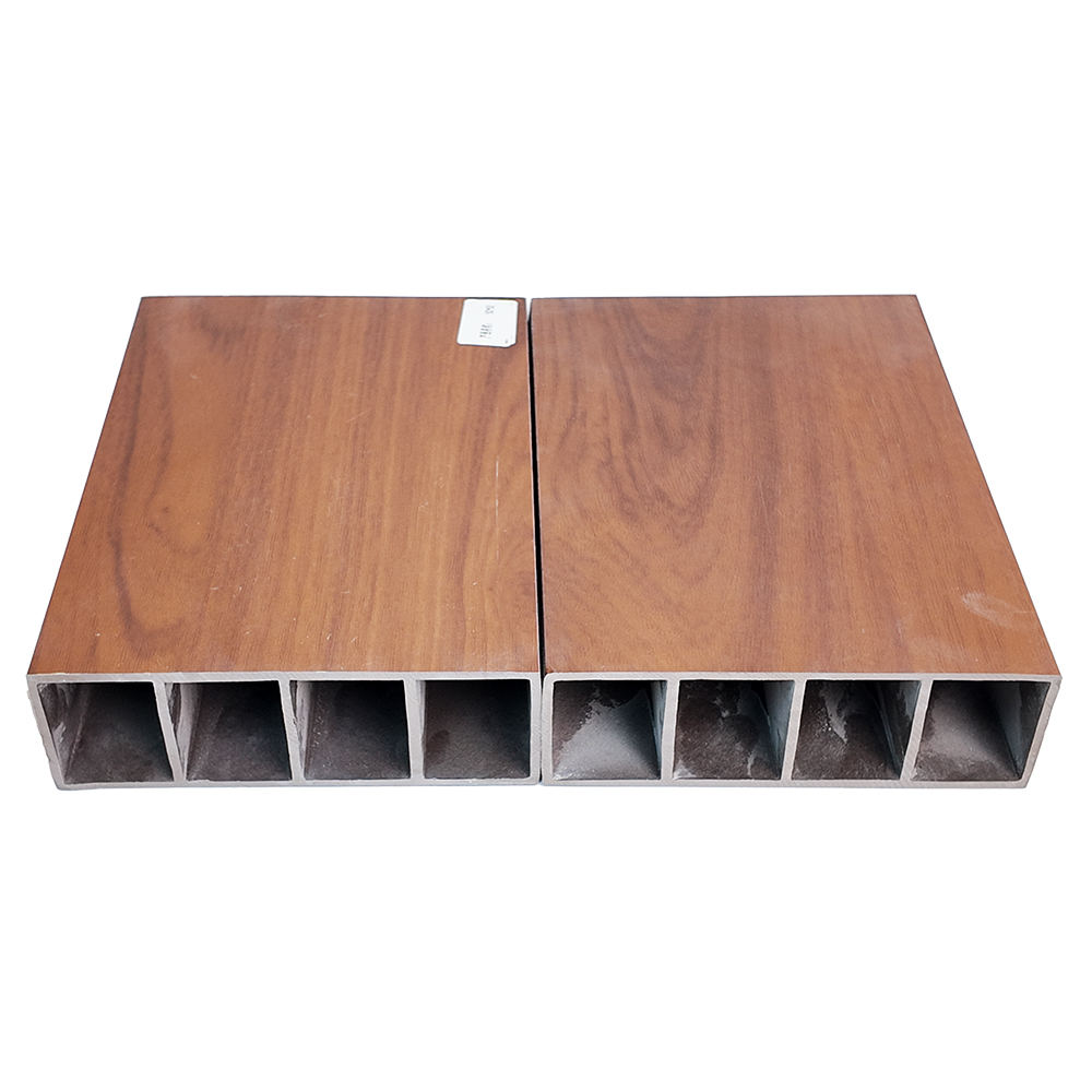 50x150mm WPC Timber Tube Column Hollow Timber Slat Panel for Partition