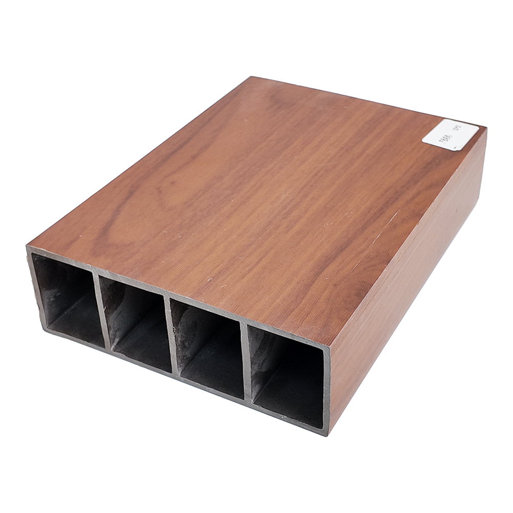 50x150mm WPC Timber Tube Column Hollow Timber Slat Panel for Partition